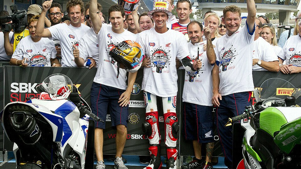 Michael van der Mark: Im zehnten Rennsport-Jahr ist er 2014 Weltmeister, Foto: Honda