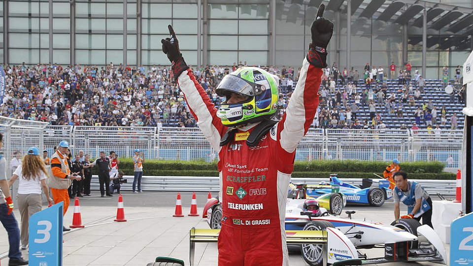 In Peking gewann Lucas di Grassi das erste Formel-E-Rennen der Geschichte, Foto: FIA Formula E