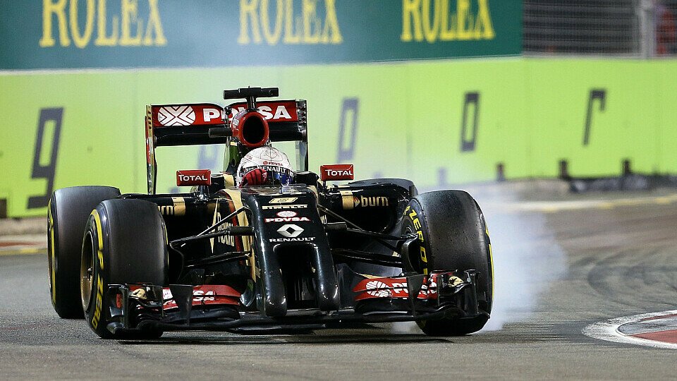 Lotus und Grosjean waren am Limit, gingen jedoch erneut leer aus, Foto: Sutton