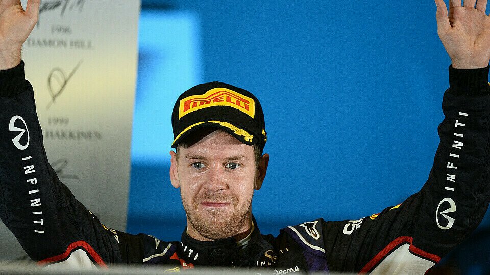 Endlich wieder weltmeisterlich: Sebastian Vettel kämpfte sich auf Rang zwei, Foto: Sutton