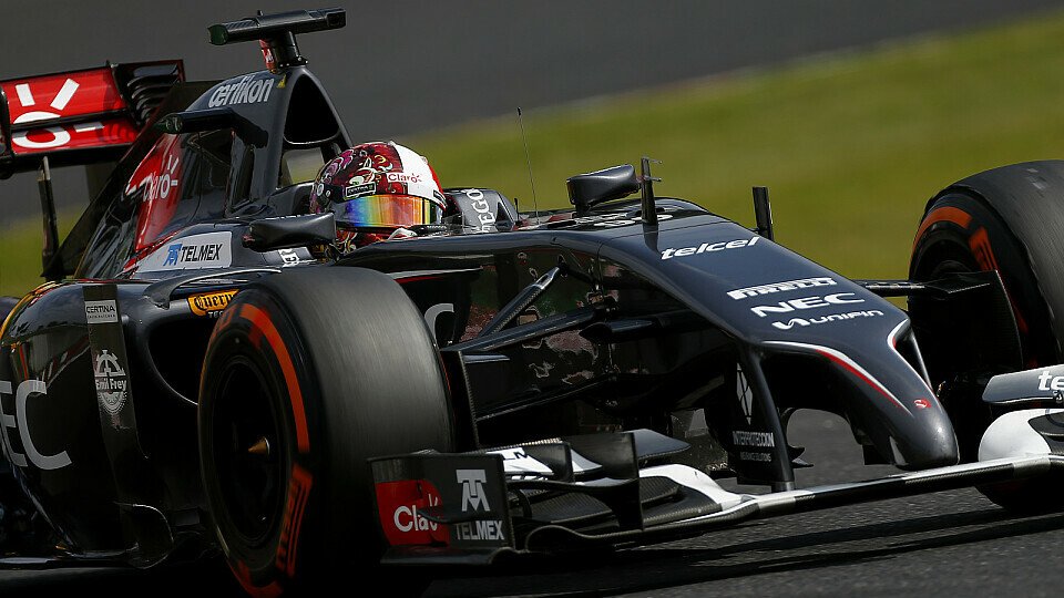 Adrian Sutils kurze Zeit bei Sauber ist zum Saisonende vorbei, Foto: Sutton