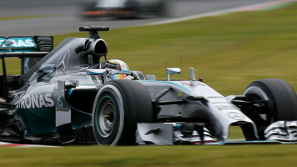 Lewis Hamilton muss sich mit Startplatz zwei begnügen, Foto: Sutton
