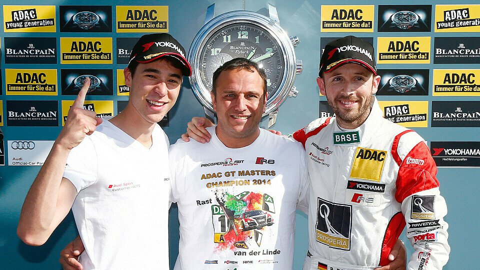 Kelvin van der Linde und René Rast sind die neuen Champions im ADAC GT Masters, Foto: ADAC GT Masters