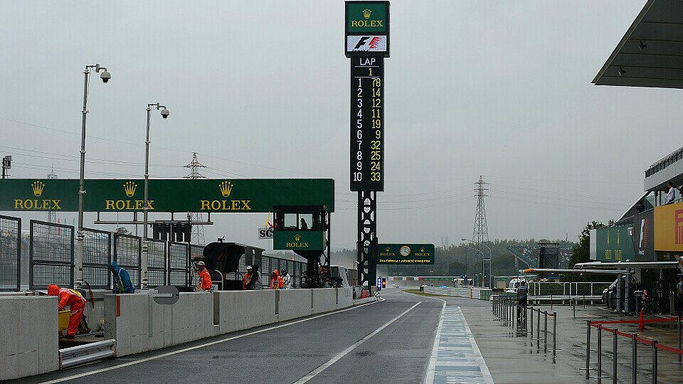 Regen ist beim Japan-GP keine Seltenheit: Auch 2022 soll es am Formel-1-Wochenende Niederschläge geben., Foto: Sutton