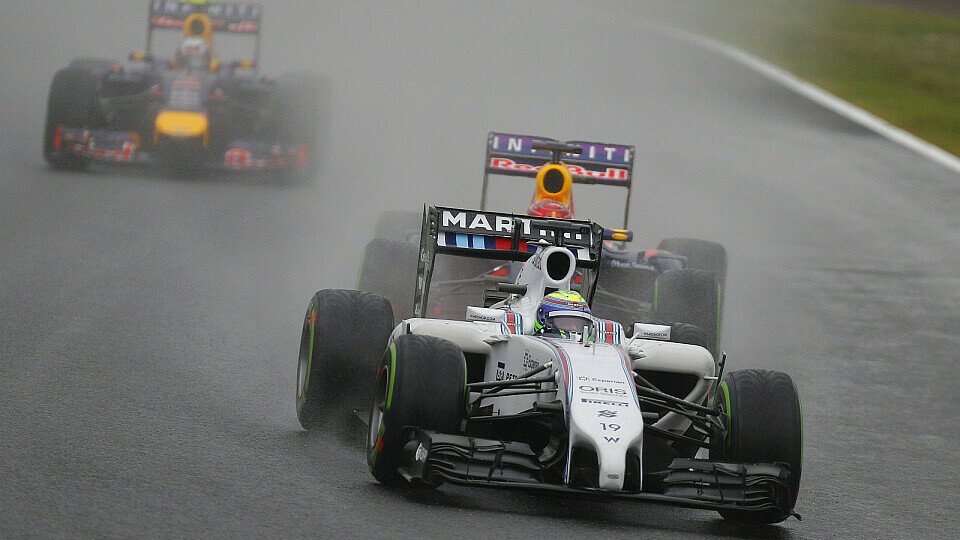 Williams konnte die schnellen Red Bull im Regen nicht aufhalten, Foto: Sutton