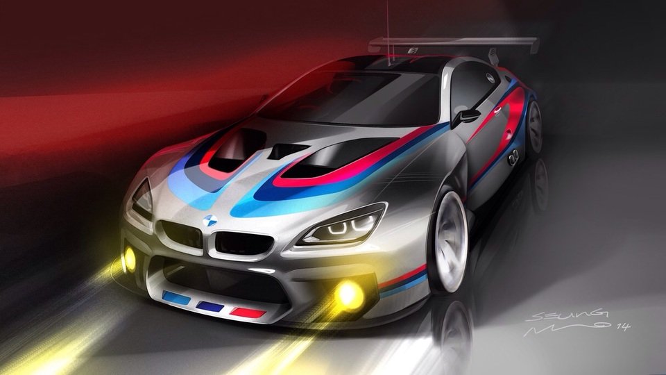 Ab 2016 in den Langstrecken-Serien unterwegs: Der BMW M6 GT3, Foto: BMW