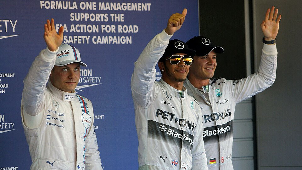 Lewis Hamilton schnappt sich die Pole in Sochi, Foto: Sutton