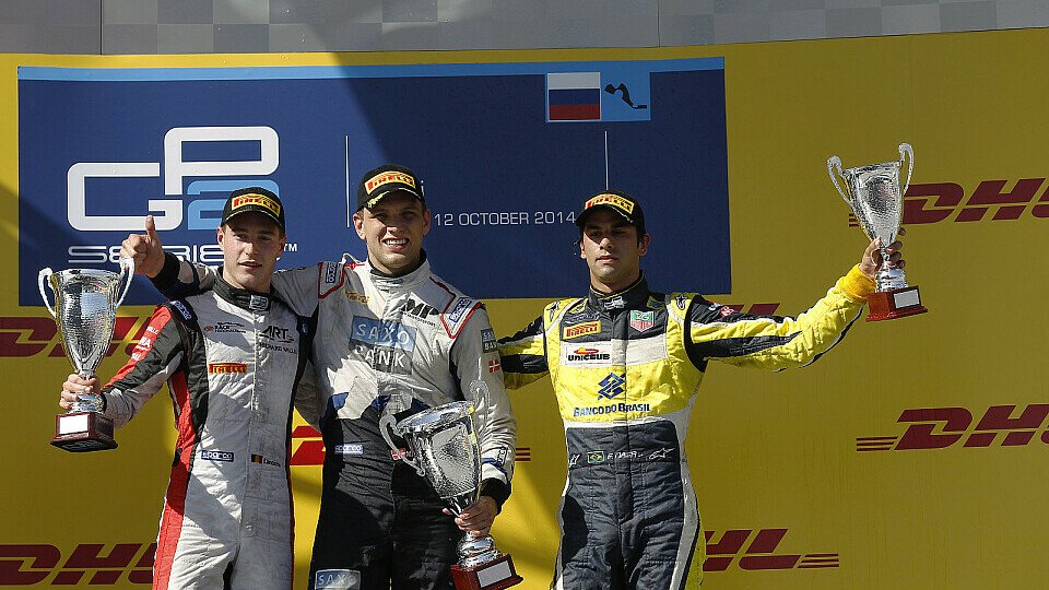 Marco Sorensen hat in Russland das Sprintrennen der GP2 gewonnen, Foto: GP2 Series