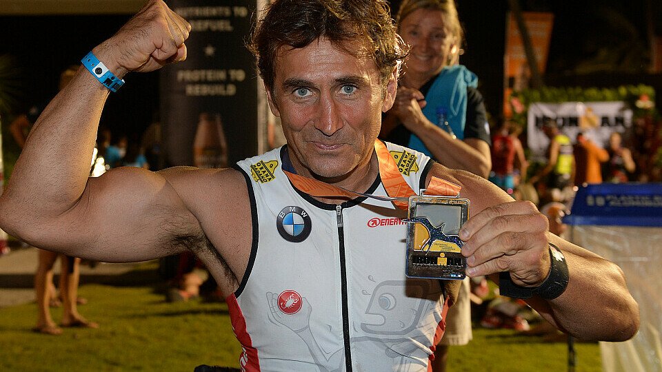 Straker Typ: Alex Zanardi hat den Ironman absolviert, Foto: BMW