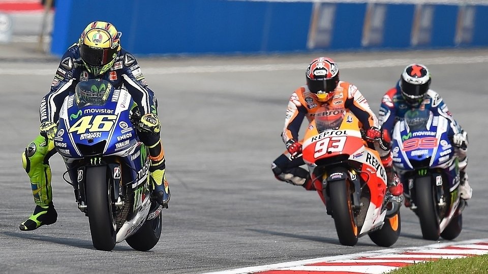 Marquez und Lorenzo machen Jagd auf Rossi, Foto: Yamaha