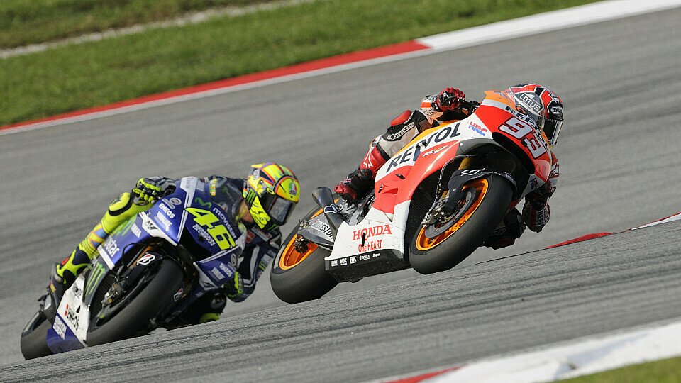 Rossi und Marquez kämpften mit allen Mitteln, Foto: Bridgestone