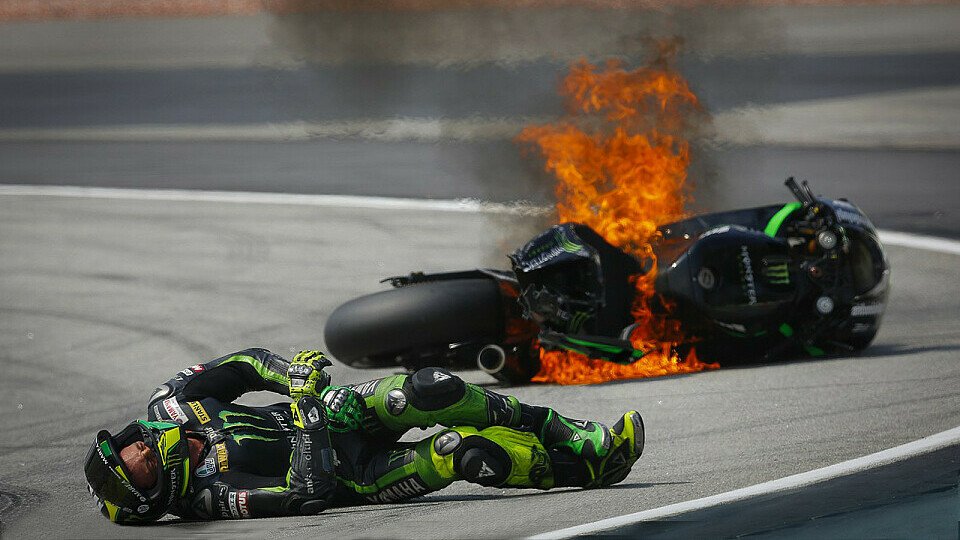 Pol Espargaro wurde von seiner Yamaha heftig abgeworfen, Foto: Milagro