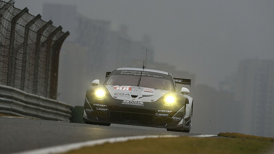 Mit einigen Schwierigkeiten kämpfte sich Proton Competition ins Ziel in Shanghai, Foto: Porsche
