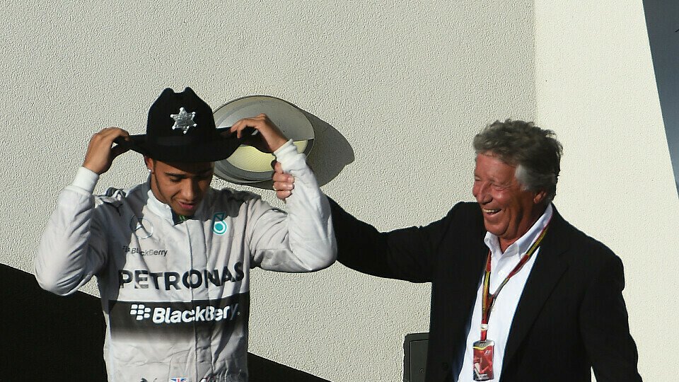 Mario Andretti glaubt, dass Lewis Hamilton seinen Titel 2015 schnell vergessen wird, Foto: Sutton