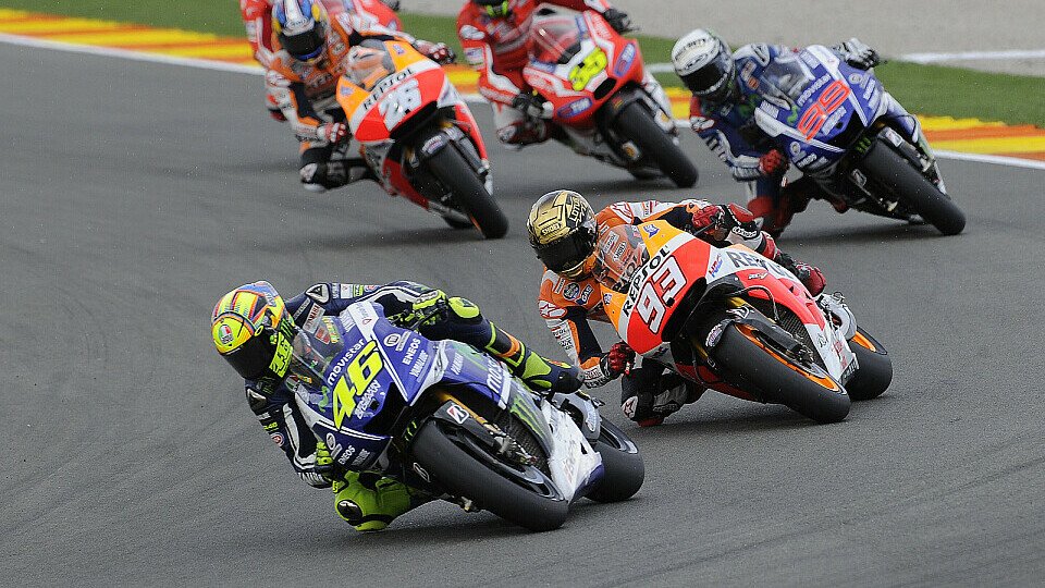 Rossi, Marquez und Co. kamen mit fünf Motoren locker aus, Foto: Yamaha
