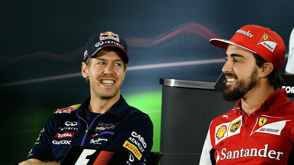 Fernando Alonso glaubt, dass Vettel bei Ferrari Glück braucht, Foto: Sutton