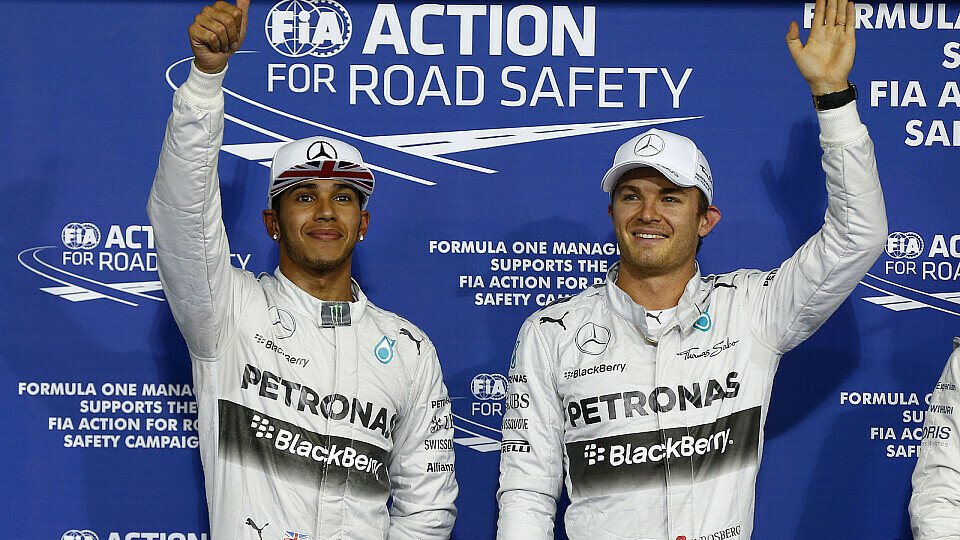 Hamilton startet von Platz zwei, Foto: Mercedes AMG