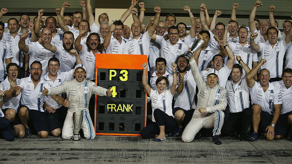 Williams landete 2014 auf P3 der Konstrukteurswertung, Foto: Williams F1