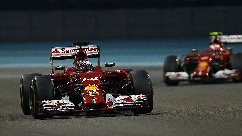 Kimi Räikkönen fuhr Fernando Alonso fast immer hinterher, Foto: Sutton
