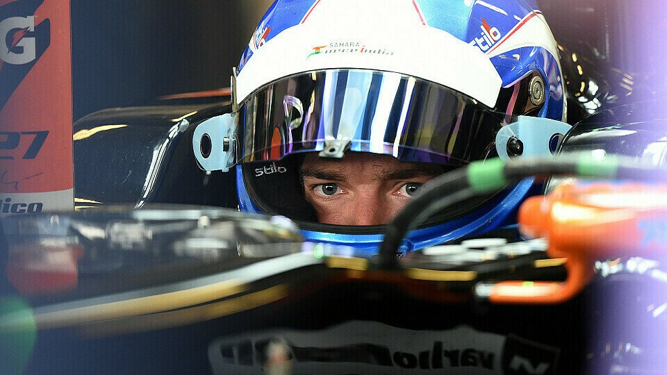 Jolyon Palmer testete in Abu Dhabi für Force India, Foto: Sutton