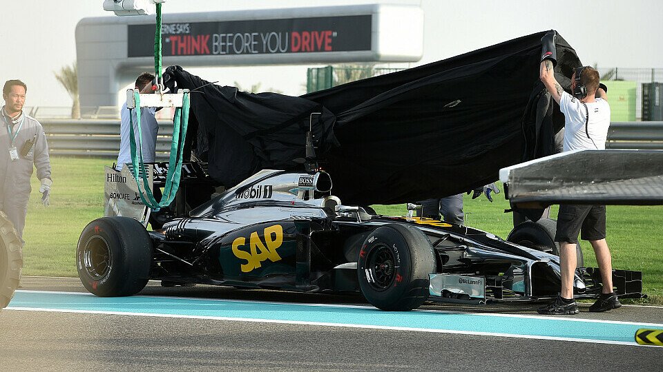 Der MP4-29H legte in Abu Dhabi nur drei Runden zurück, Foto: Sutton