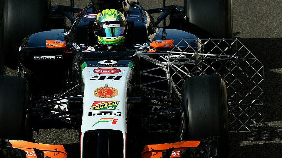 Force India fährt in Barcelona zunächst mit dem VJM07, Foto: Sutton