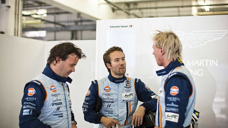 Poulsen, Heinemeier-Hansson und Thiim wollen auch im letzten Rennen angreifen, Foto: Aston Martin Racing