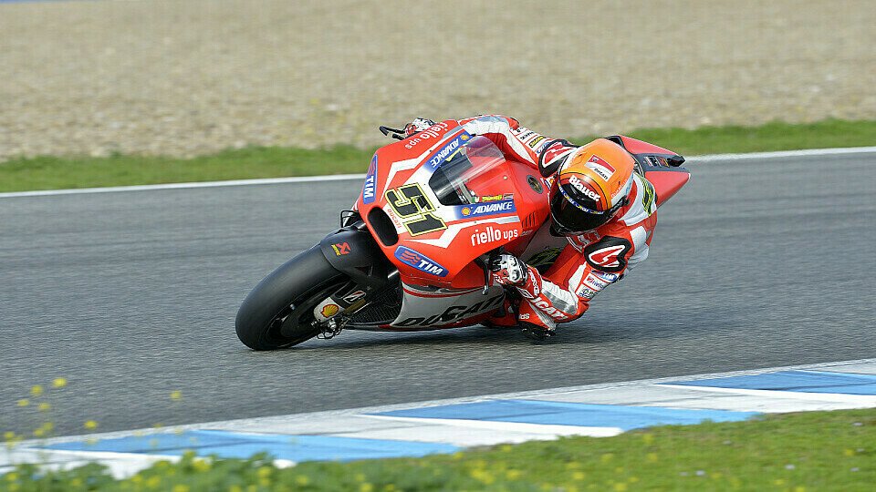 Michele Pirro fuhr die schnellste Runde am Donnerstag, Foto: Ducati