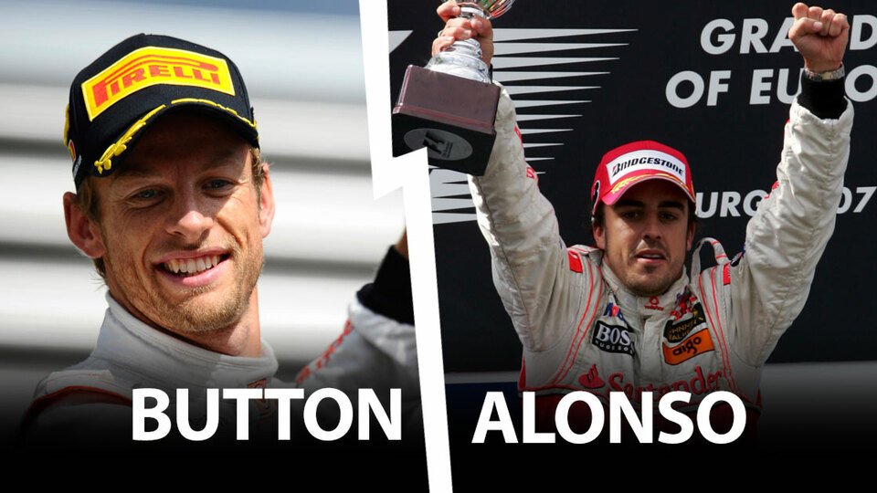 Fernando Alonso und Jenson Button starten für McLaren, Foto: Sutton