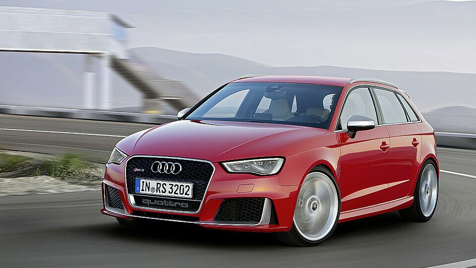 Der Audi RS3 Sportsback schafft den Sprint von 0 auf 100 km/h in 4,3 Sekunden, Foto: Audi AG