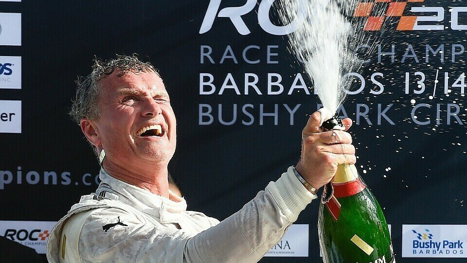David Coulthard war auf Barbados nicht zu schlagen, Foto: Race of Champions