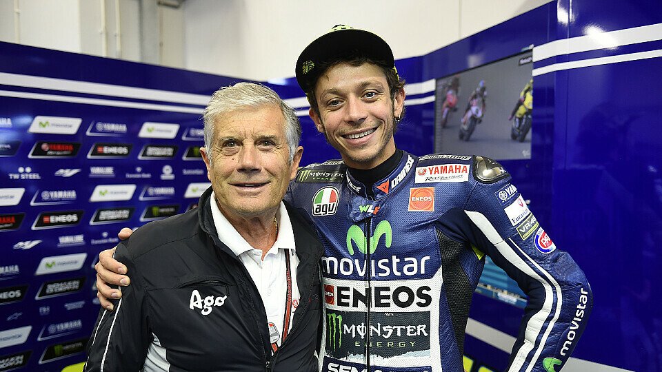 MotoGP-Legenden: Giacomo Agostini und Valentino Rossi, Foto: Yamaha