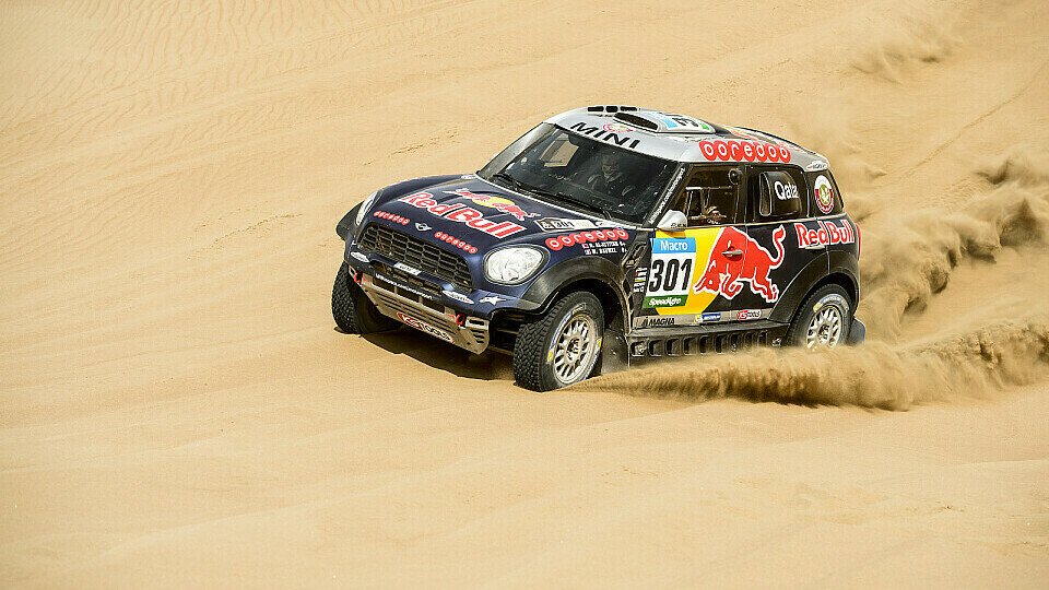 Nasser Al-Attiyah beherrscht weiter die Rallye Dakar, Foto: Red Bull