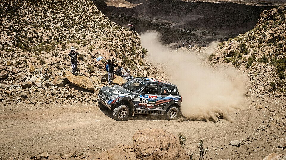 MINI gewann bislang zehn von elf Etappen bei der Rallye Dakar, Foto: X-raid