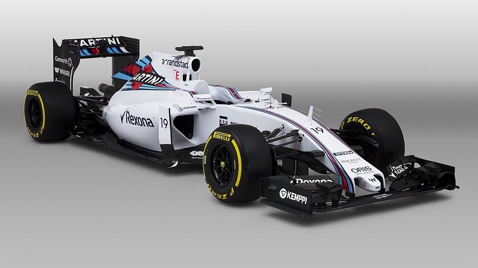 Der neue FW 37 ist wieder im Martini-Look gehalten, Foto: Williams F1