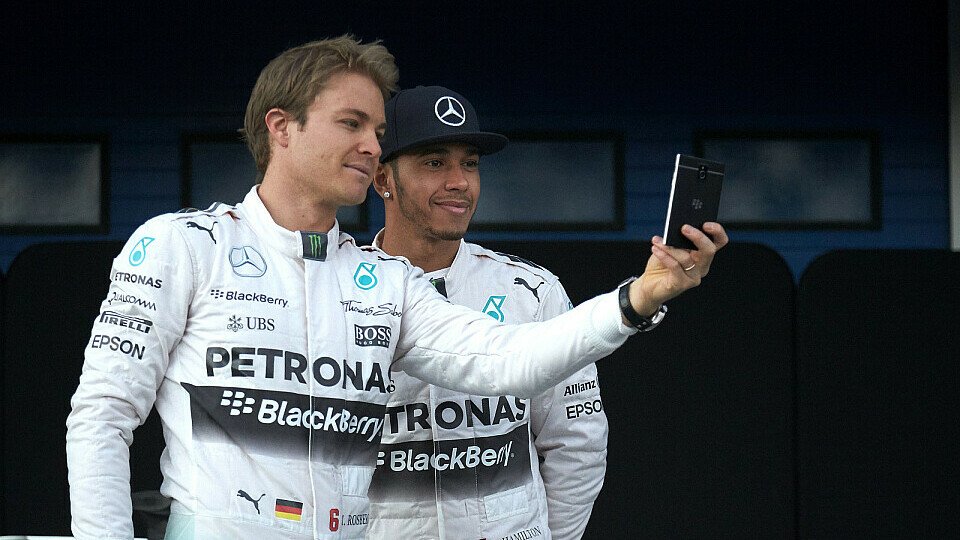 Beste Freunde sind Rosberg und Hamilton nicht mehr, Foto: Mercedes AMG