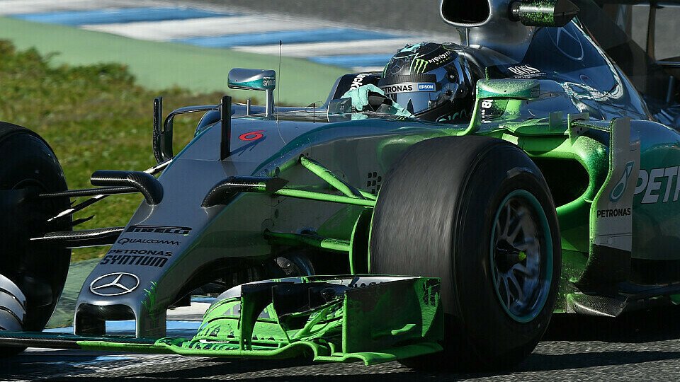 Mercedes hinterließ beim Testauftakt in Jerez den besten Eindruck, Foto: Sutton