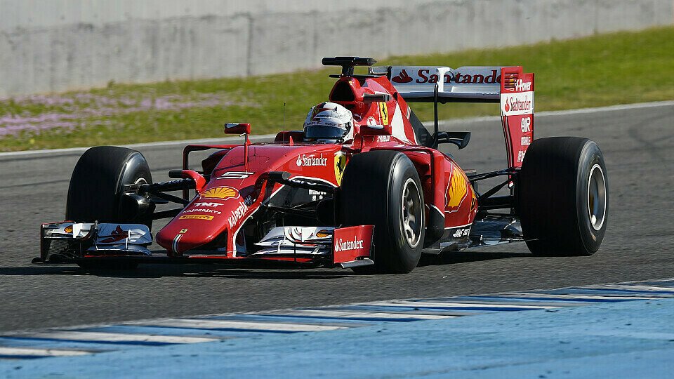 Sebastian Vettel meldet sich mit Bestzeit zum Dienst bei Ferrari, Foto: Sutton