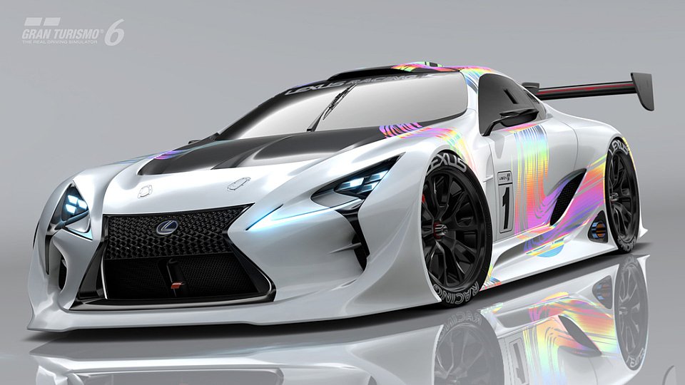Der Lexus LF-LC GT ist bald für GT6-Spieler verfügbar., Foto: Toyota