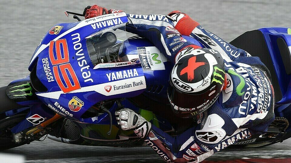 Jorge Lorenzo hatte am Donnerstag die Nase vorne, Foto: Yamaha