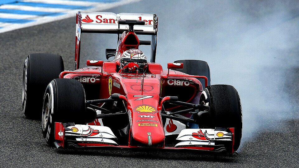 Räikkönen - auf letzer Rille zur Testbestzeit, Foto: Ferrari