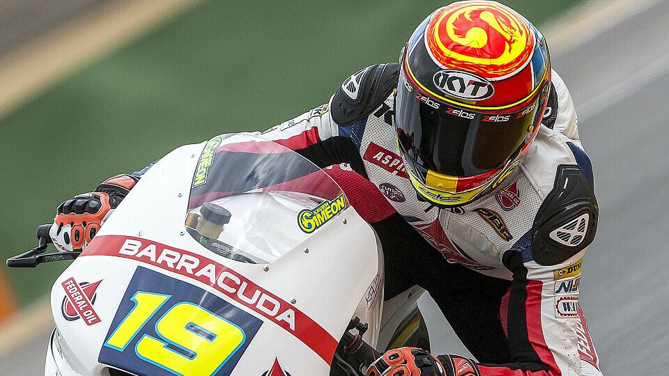 Xavier Simeon sicherte sich den ersten Sieg seiner Moto2-Karriere, Foto: Milagro