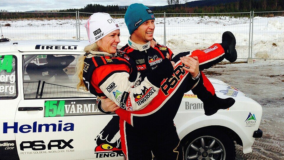 Das Ehepaar Solberg ist erfolgreich im Rallyesport unterwegs, Foto: PSRX media