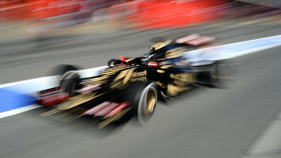 Romain Grosjean erzielte für Lotus die Bestzeit, Foto: Sutton