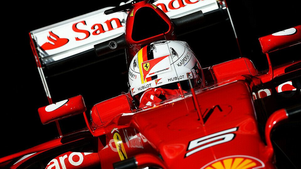 Sebastian Vettel fühlt sich im SF15-T wohl, Foto: Ferrari