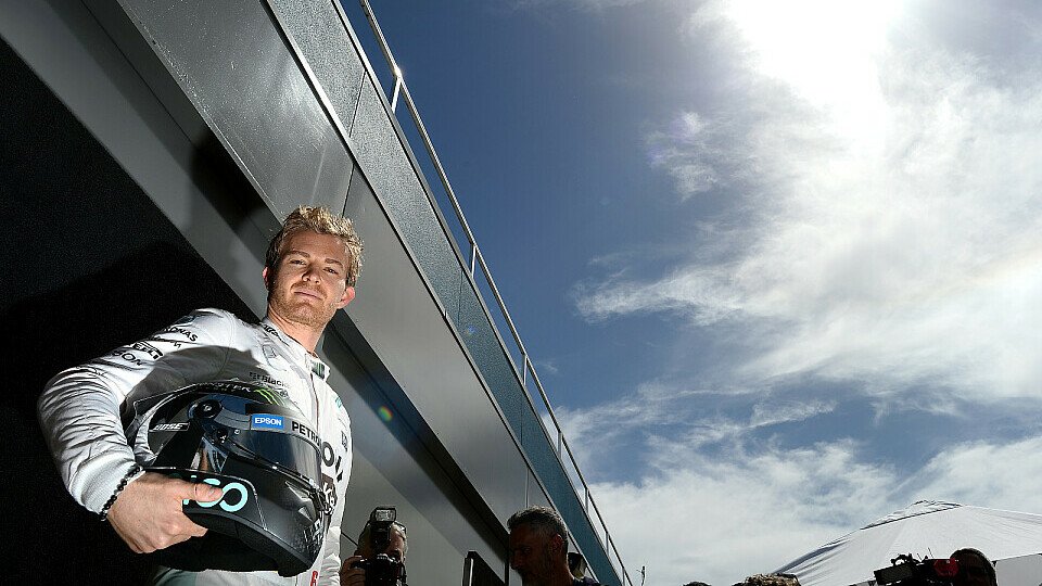 Nico Rosberg wirkt in Australien bislang bestens gelaunt, Foto: Sutton