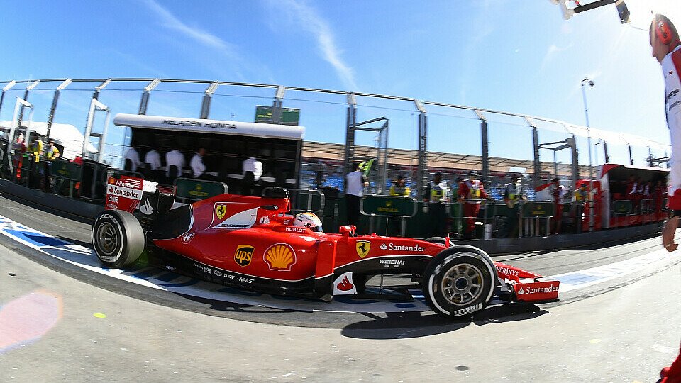 Sebastian Vettel beendete sein erstes Training für Ferrari auf Platz 3