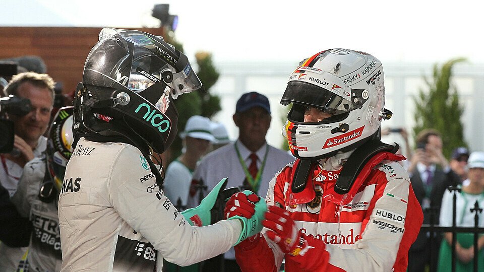 Rosberg und Vettel verstehen sich blendend, Foto: Sutton