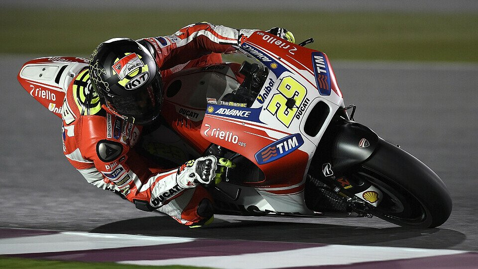 In der ersten Nacht von Katar war Ducati-Pilot Andrea Iannone der Schnellste, Foto: Ducati