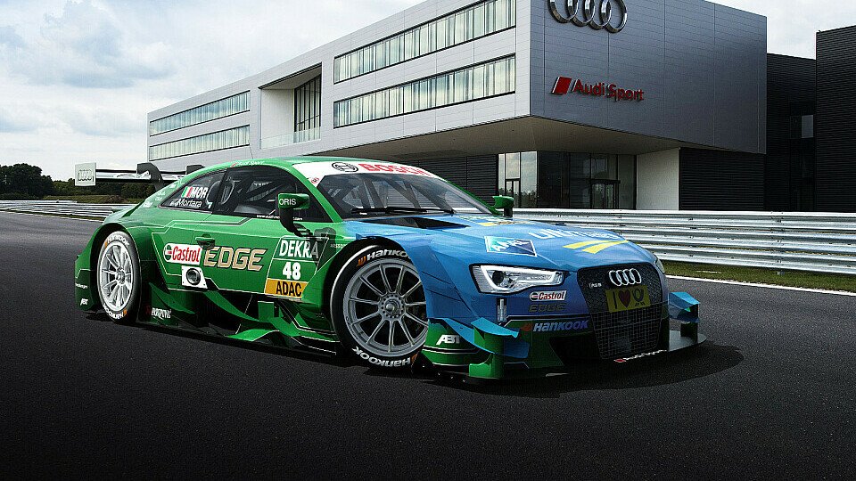 Edoardo Mortara fährt 2015 im neuen Design, Foto: Audi